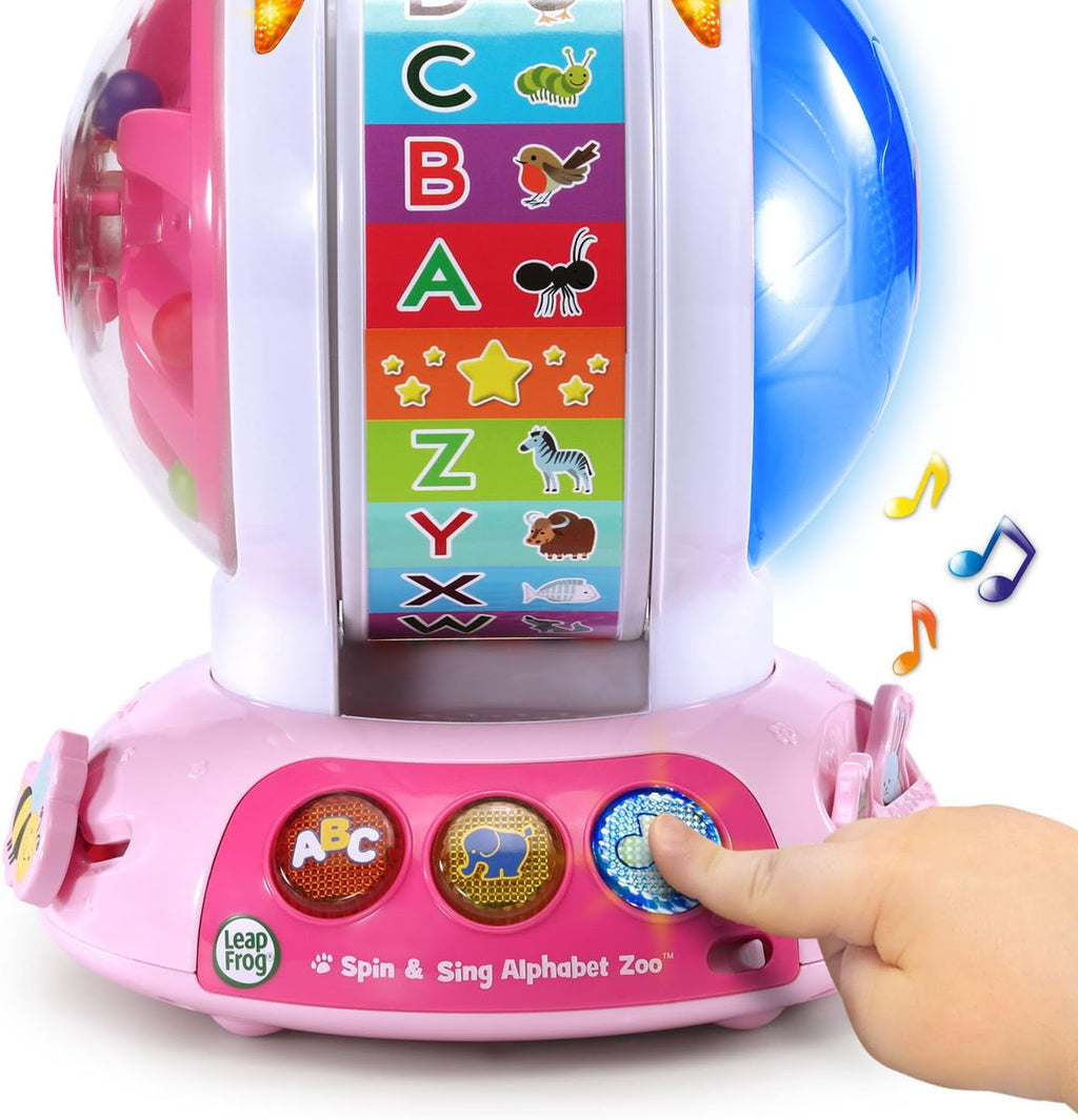LeapFrog Spin y Sing Alphabet Zoo, Rosa