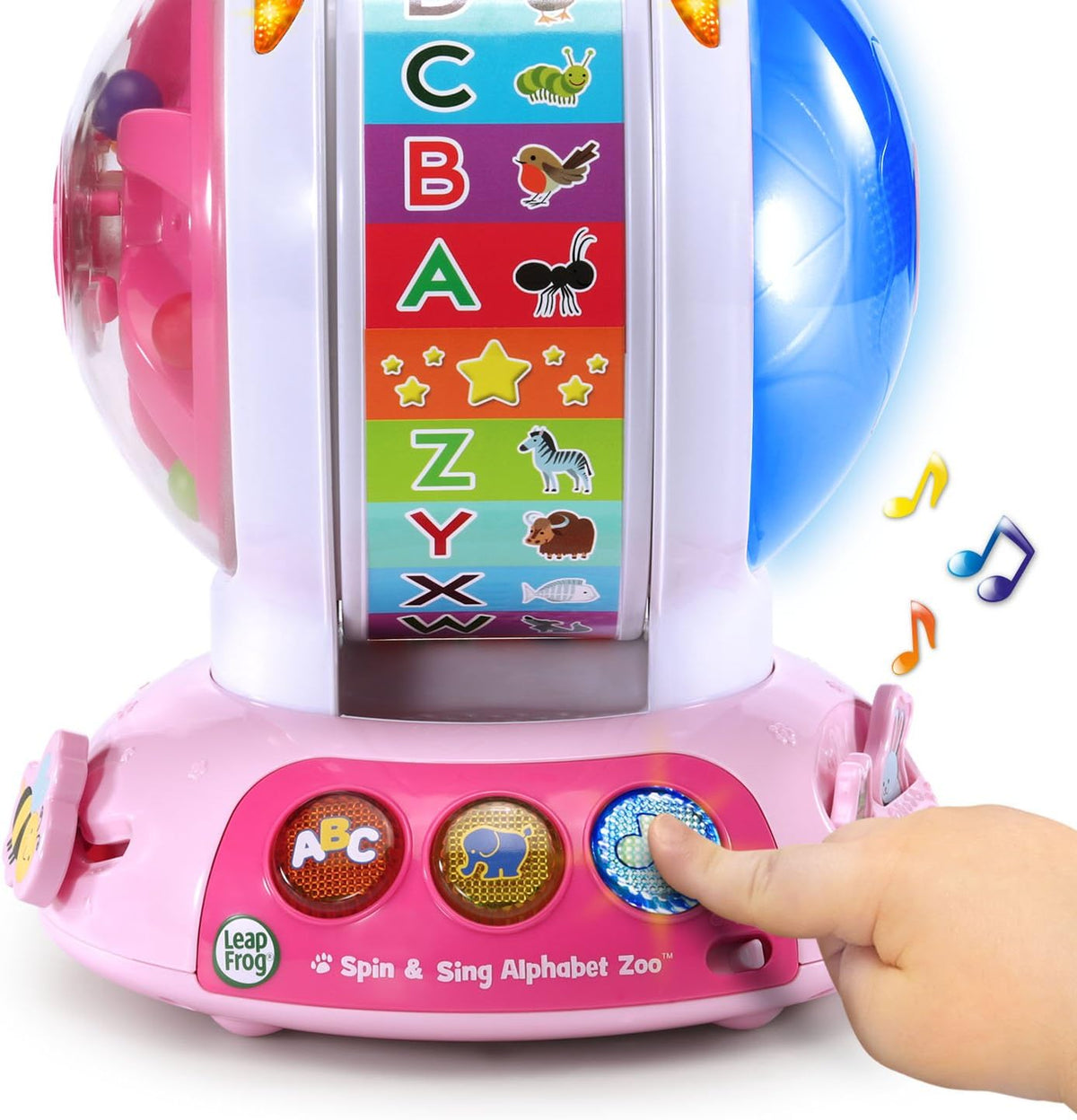 LeapFrog Spin y Sing Alphabet Zoo, Rosa