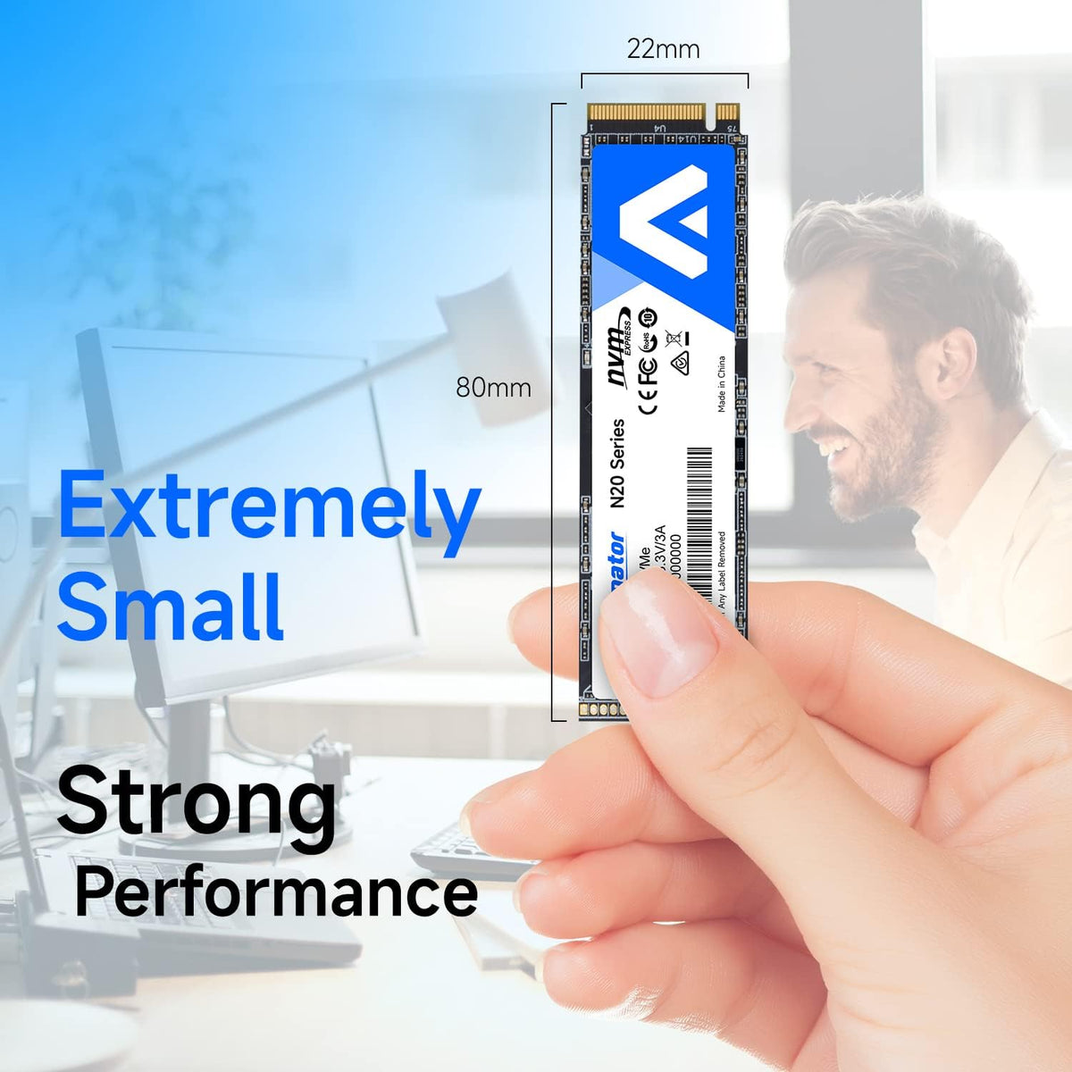 Acclamator Unidad interna de estado sólido SSD NVMe M.2 2280 PCIe G...