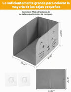 Caja de arena impermeable para gatos con alfombrilla extraíble, caja para gatos con 2 ganchos para cuchara, antifugas, control de polvo, fácil de limpiar, 24.02 x 16.14 x 16.14 pulgadas