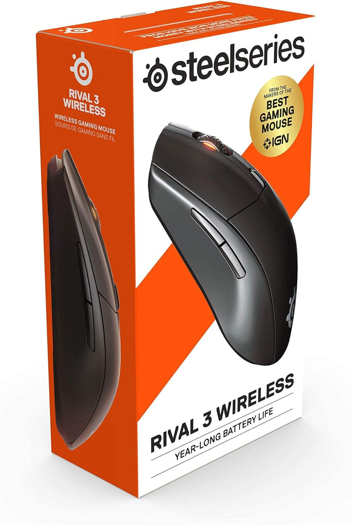 SteelSeries Rival 3 mouse inalámbrico para videojuegos \u2013 más d...