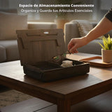 Vigo Wood Soporte para laptop con cojín e inclinación ajustable, es...