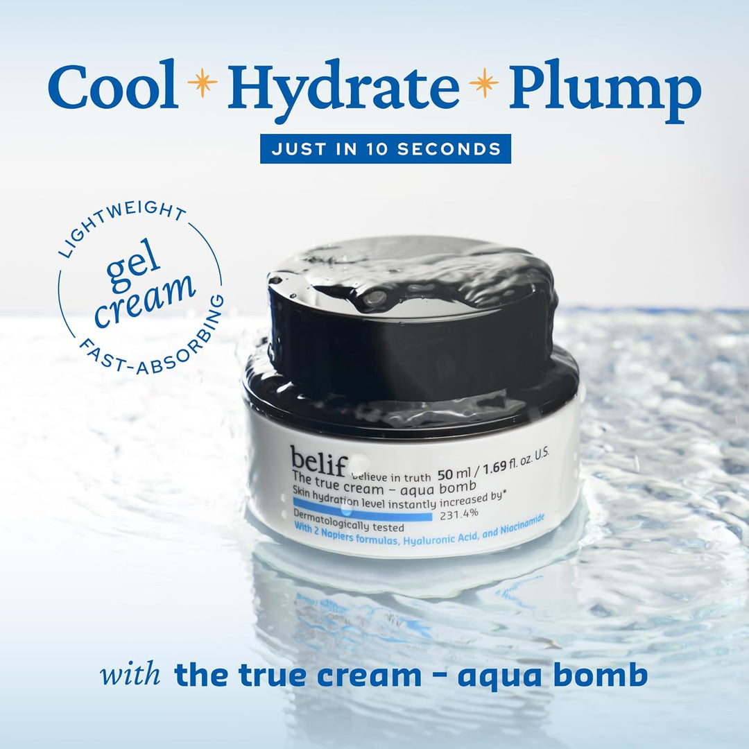 belif Aqua Bomb \u2013 Hidratante diario de niacinamida, crema faci...