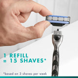 Gillette Mach3 - Cuchillas de afeitar para hombres, repuestos de 3...