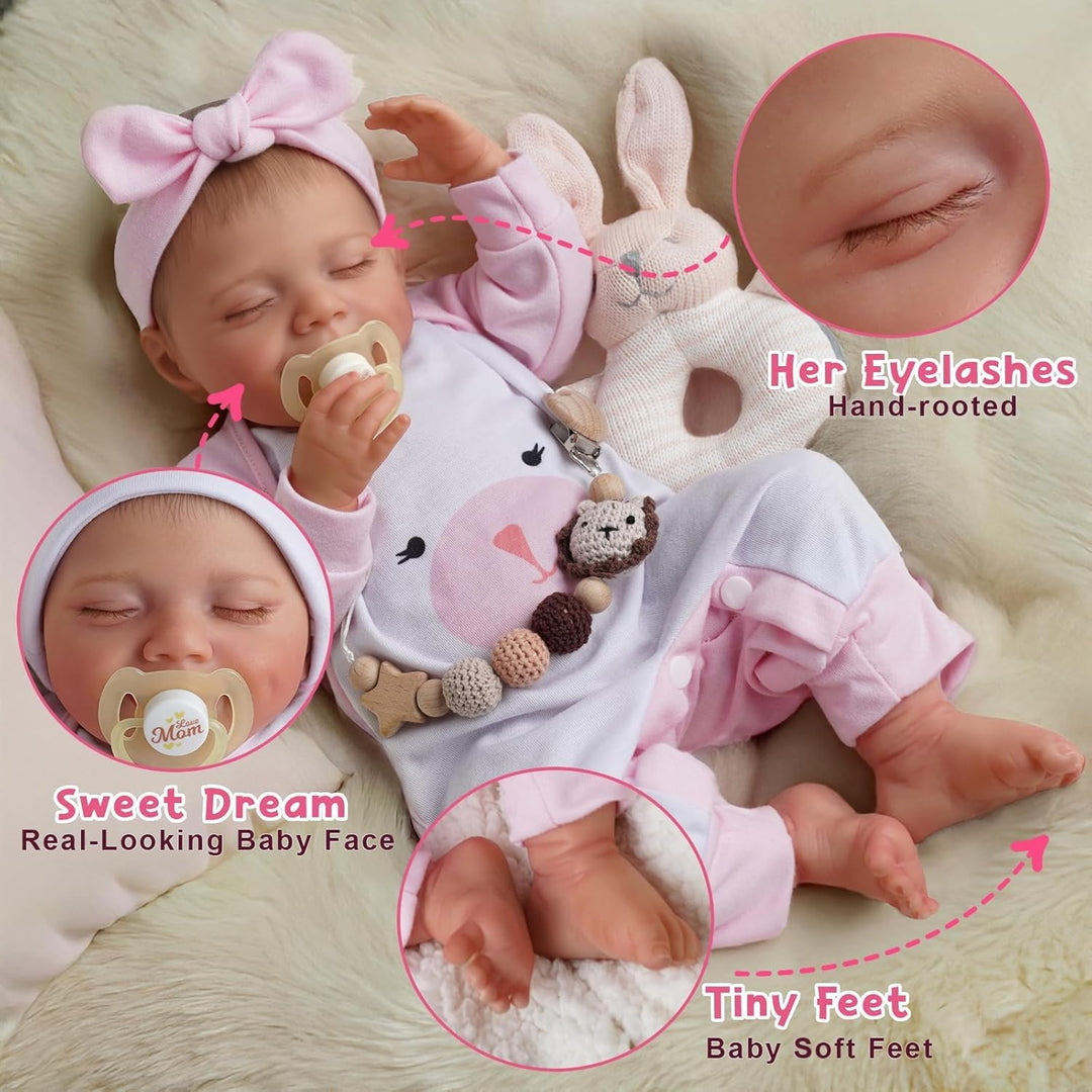 BABESIDE Muñecas Reborn de bebé realistas - Muñeca bebé recién naci...