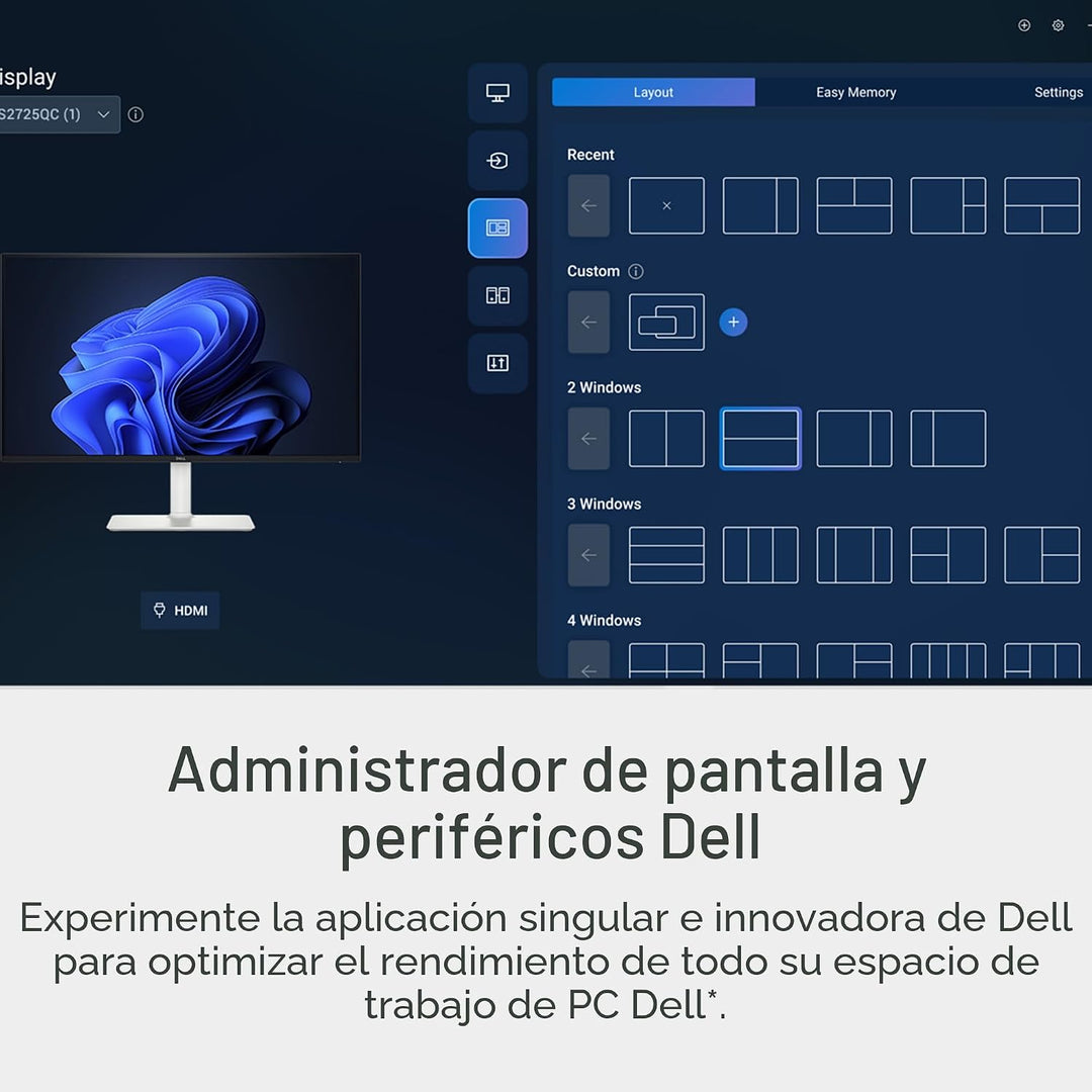 Dell Monitor 27 Plus 4K - S2725QS - Pantalla 4K de 27 pulgadas (384...