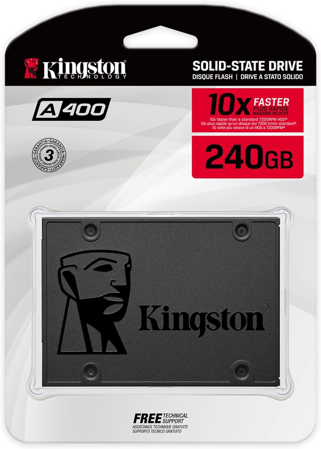 Kingston SSD - HDD interno de repuesto para aumentar el rendimiento
