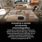 Denon Home 600 - Altavoz inteligente inalámbrico con sonido estéreo, color piedra