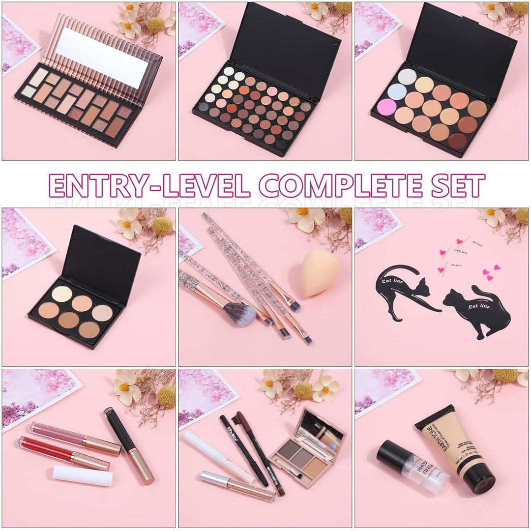 Kit de maquillaje de viaje, juego de maquillaje para niñas adolesce...