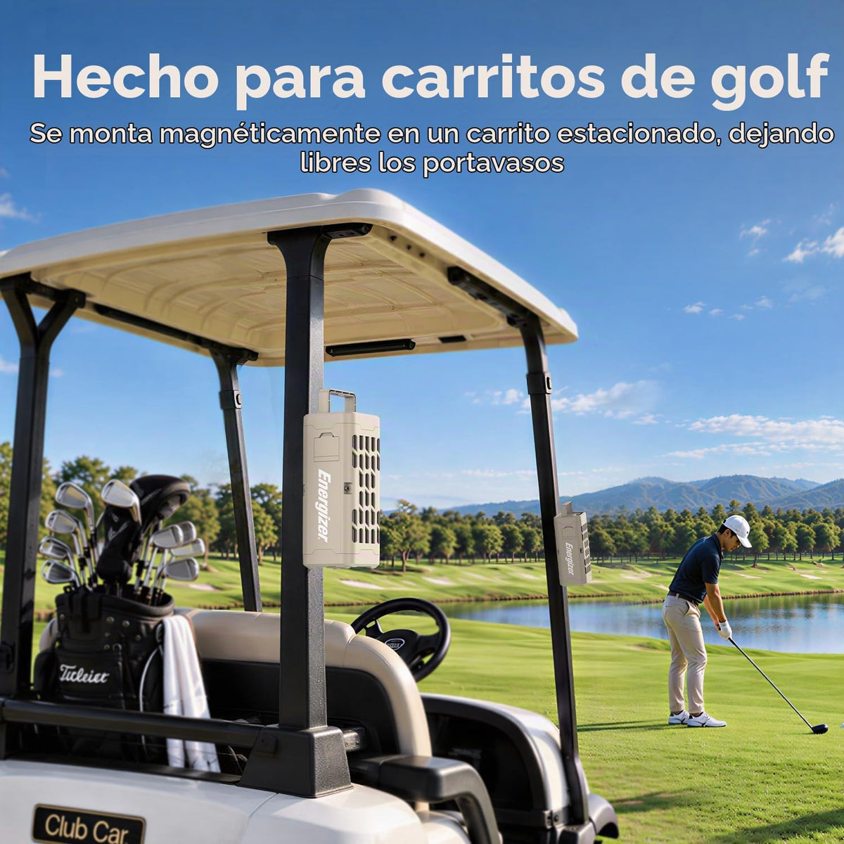 Energizer Altavoz Bluetooth portátil, magnético rugoso, impermeable