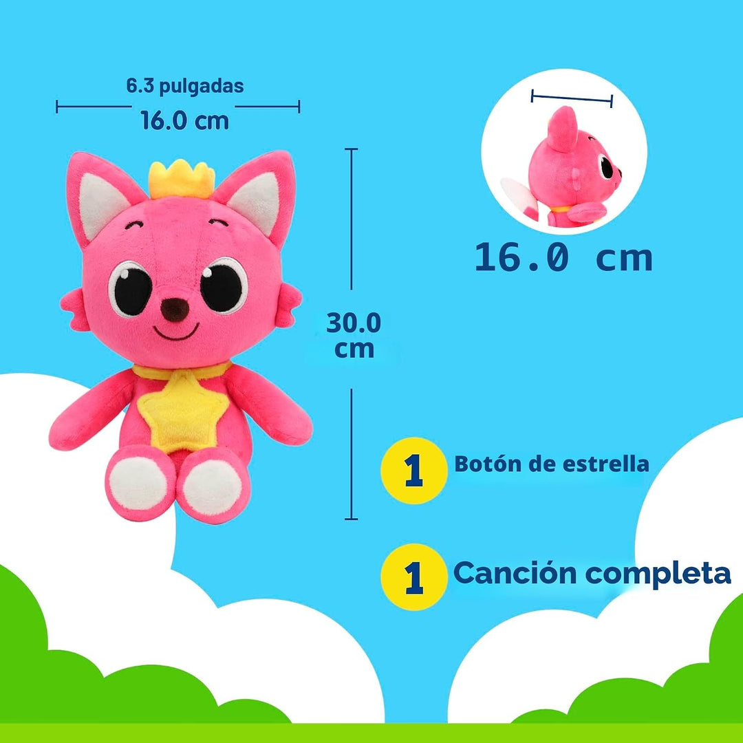 Pinkfong Juguetes de peluche cantando, juguetes de animales de pelu...