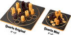 Quarto Mini | Ganador de Mensa Select | Versión para viajes del juego de estrategia abstracta de madera para niños y adultos | Favorito de la noche de juegos familiares | A partir de 8 años | 2 jugadores | 15 minutos