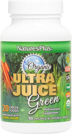 NaturesPlus Ultra Juice Green - 90 tabletas de dos capas, paquete, 90 unidades (paquete de 2)