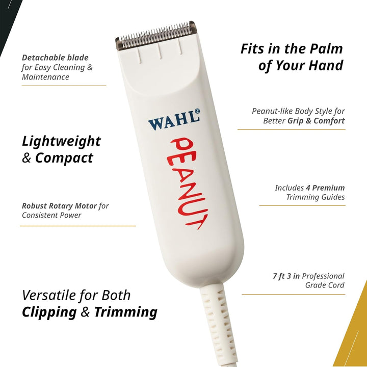 Wahl Professional Peanut Corded Trimmer - Compact, Lightweight Powe...