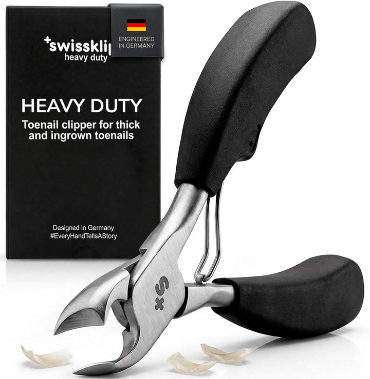 Swissker by Swissklip - Cortaúñas de pies resistentes para hombres...