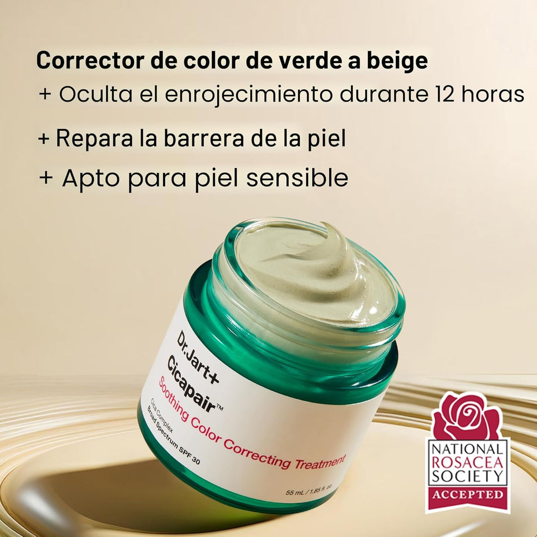 Dr. Jart+ Cicapair Soothing Color Correcting Treatment SPF 30 with...