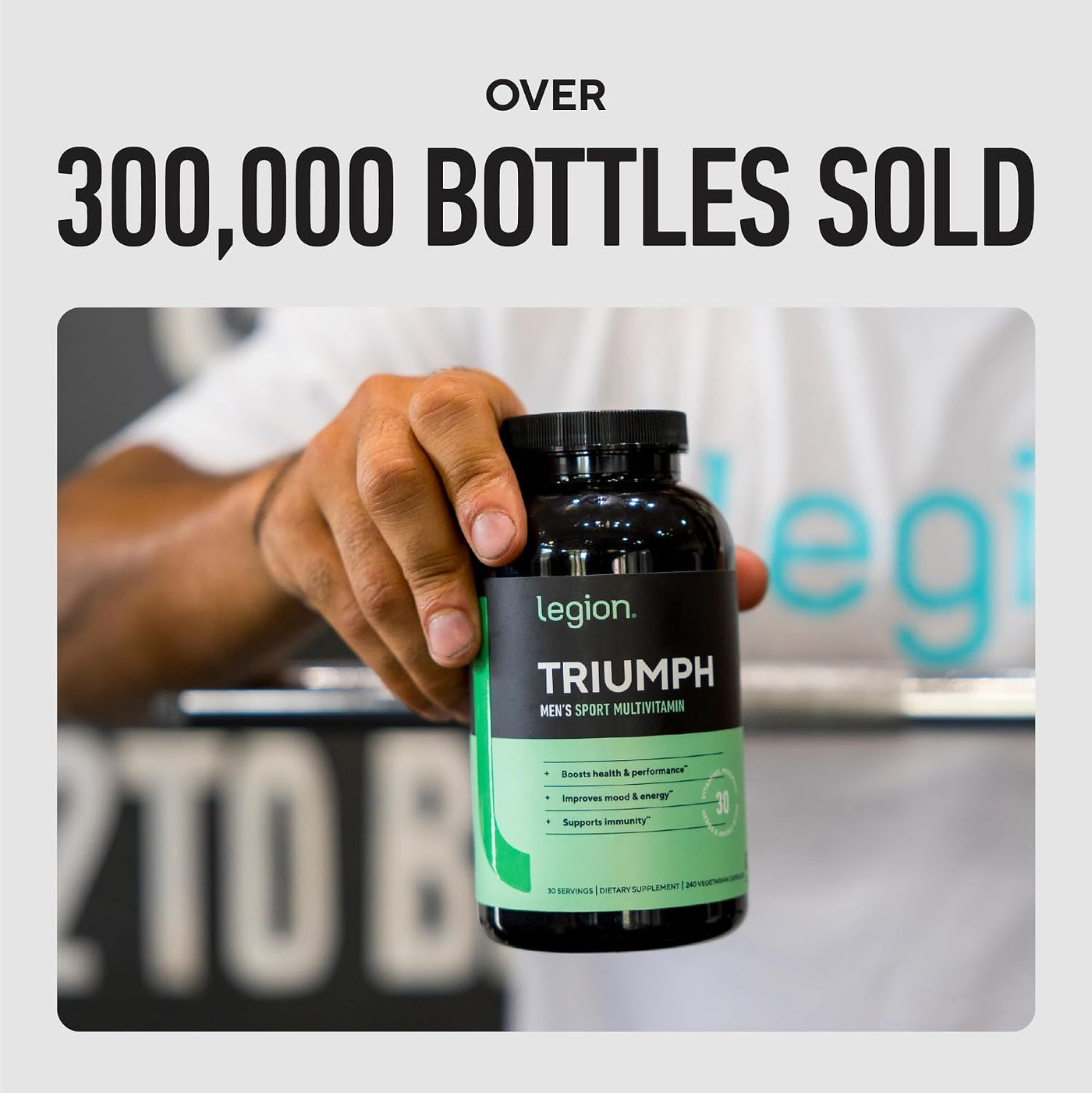 Suplemento diario multivitamínico Legión Triumph, vitaminas y miner...