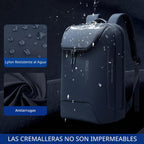 BANGE Mochila ergonómica antirrobo para laptop para hombres y mujeres, mochila de viaje de negocios de 15.6 pulgadas, impermeable, ligera, duradera para oficina, al aire libre