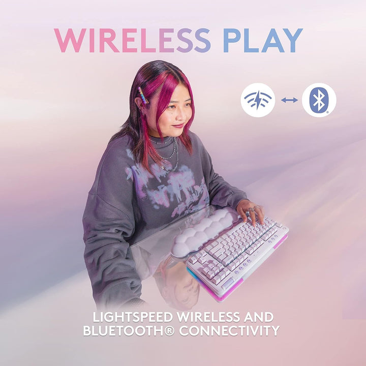 Teclado Mecánico Inalámbrico para Juegos Logitech G715 con LIGHTSYN...