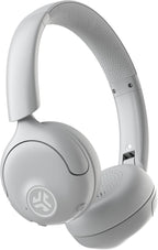 JLab Go Lux ANC - Auriculares con Bluetooth Multipunto, color blanco, Blanco nube
