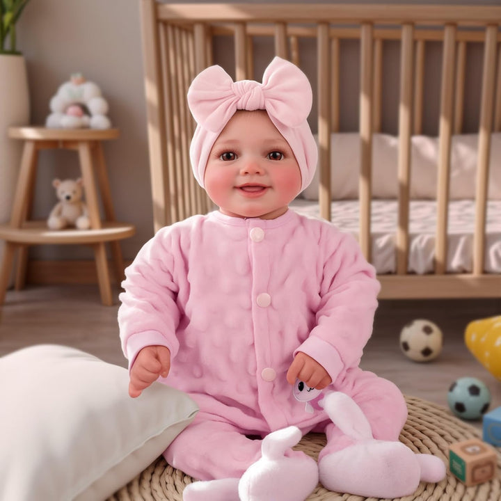 BABESIDE Drink and Wet Reborn Baby Dolls Girl - Muñeca de vinilo su...