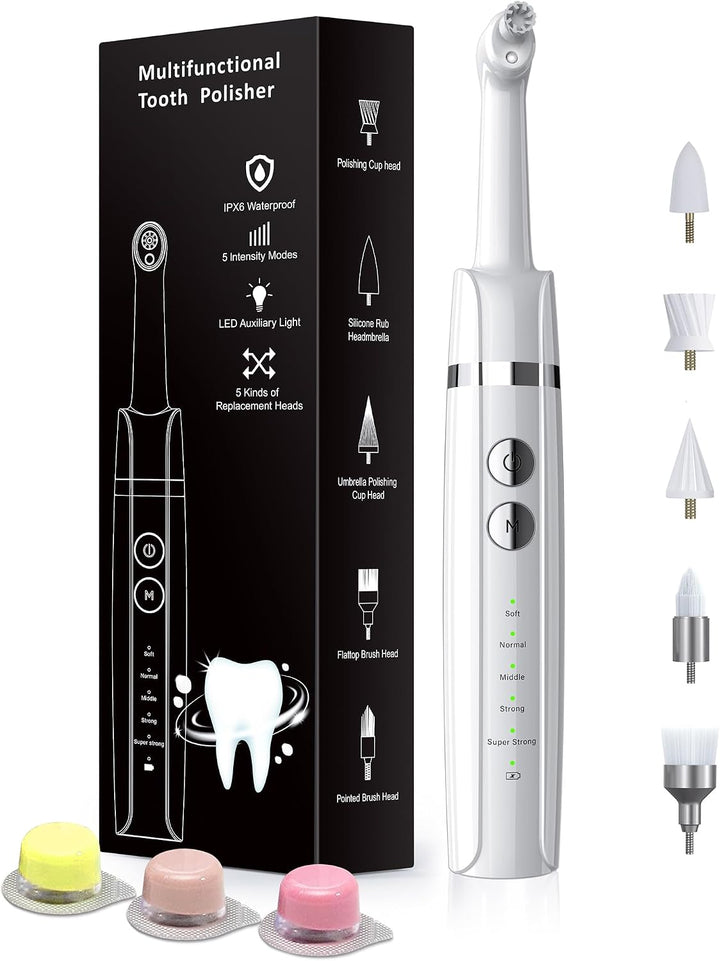 Pulidor de Dientes, Kit Recargable de Blanqueamiento Dental para Li...