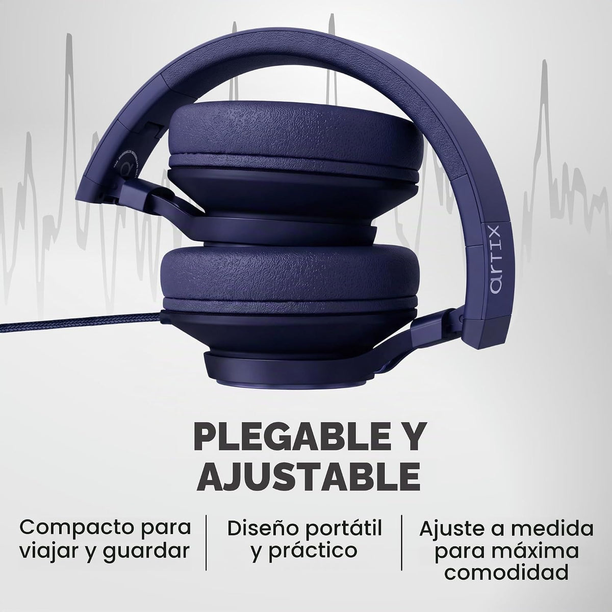 ARTIX - Auriculares con cable con micrófono, auriculares con cable