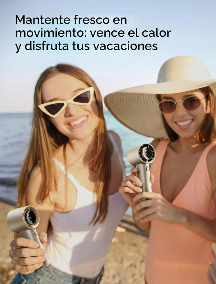 Ventilador de mano JISULIFE Pro1S - Flujo de aire de última generac...