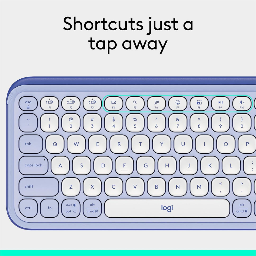Logitech POP ICON Keys Teclado Inalámbrico Bluetooth, Escritura Cóm...