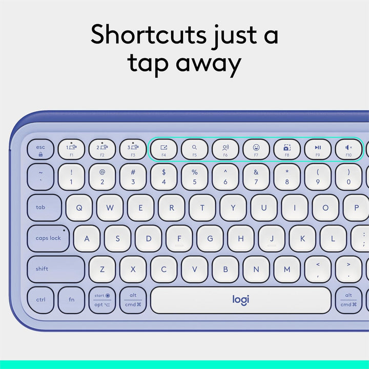 Logitech POP ICON Keys Teclado Inalámbrico Bluetooth, Escritura Cóm...