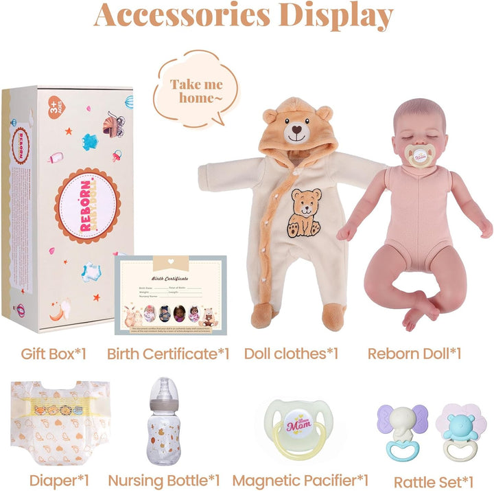BABESIDE Muñecas de Bebé Reborn Realistas Niño - Muñeca de Bebé Rec...