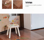 Lámpara Kuyal Tapete transparente para silla para suelo de madera dura de 30 x 48 pulgadas, tapete de protección de madera/azulejos para oficina y hogar (rectangular de 30 x 48 pulgadas)