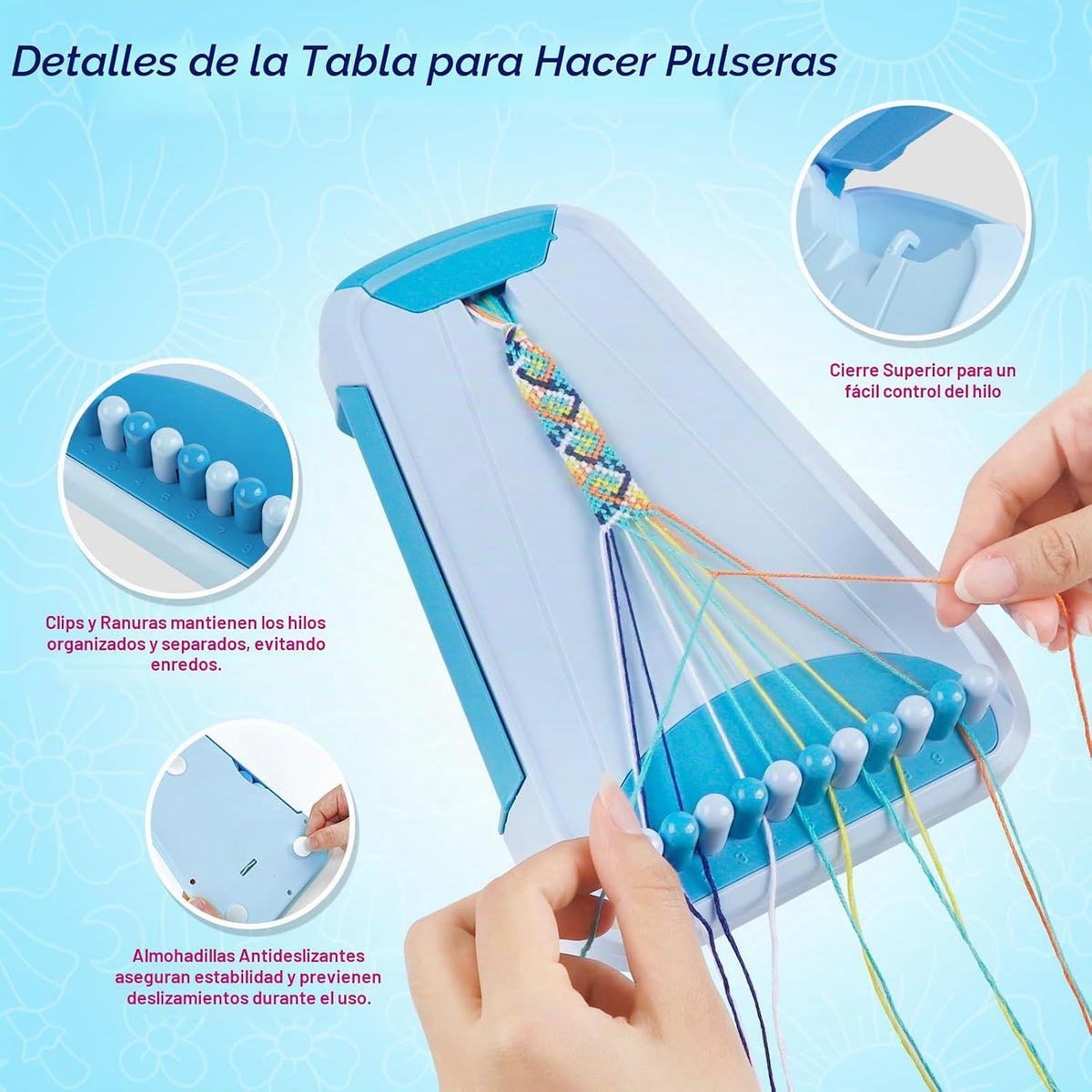 CEUCAL Kit de fabricación de pulseras para niñas de 8 a 12 años - Kit de