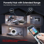 SofaBaton X2 control remoto universal con pantalla táctil, control remoto universal todo en uno con potente hub, actividades de un toque, aplicación personalizada, compatible con Alexa y Google