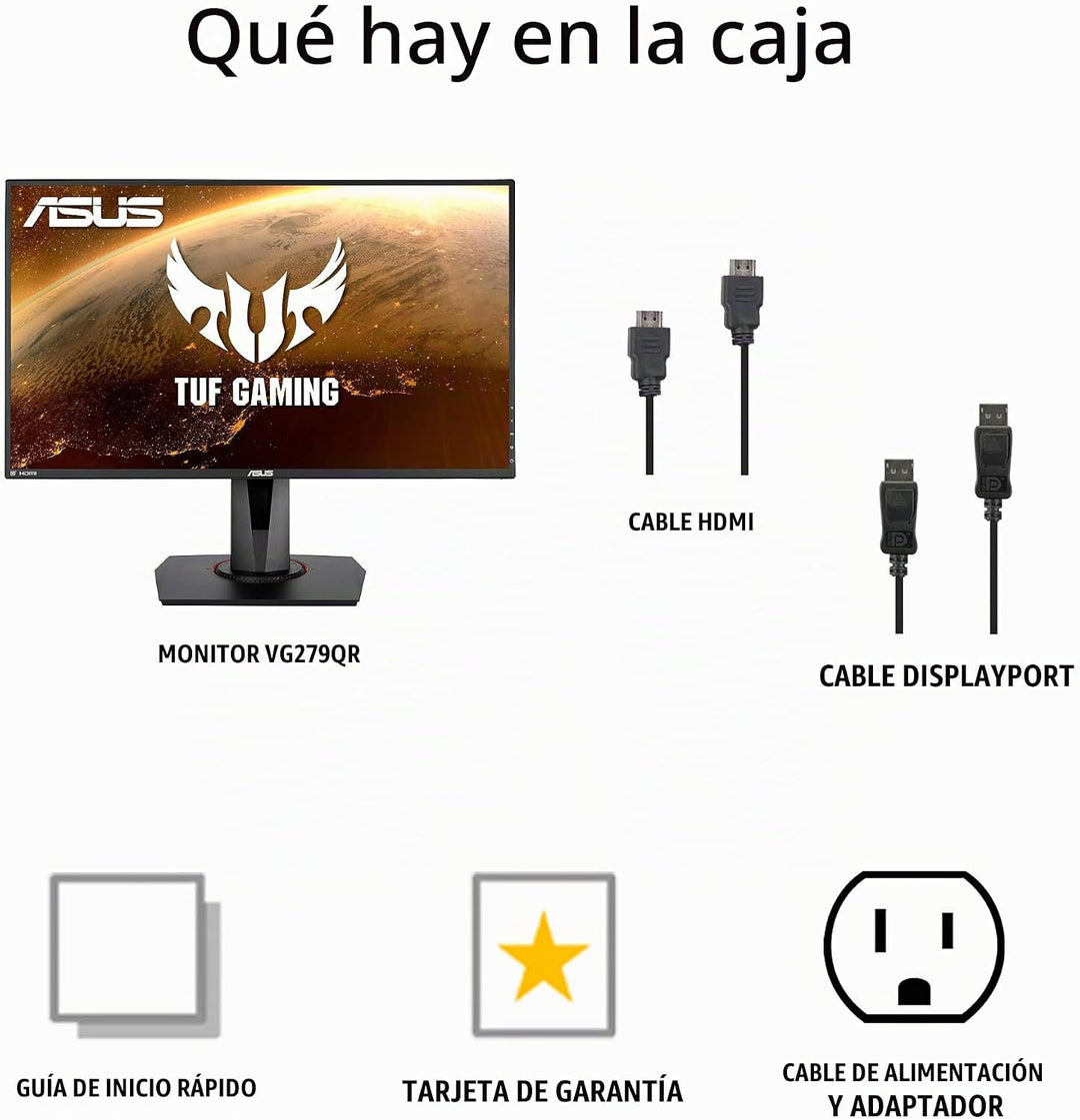 Monitor ASUS TUF Gaming 27" 1080P (VG279QR) - Full HD, IPS, 165Hz (...