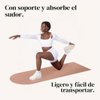 La Esterilla Bala Plush, Esterilla de Yoga Antideslizante para Gimnasio en Casa, 10 mm