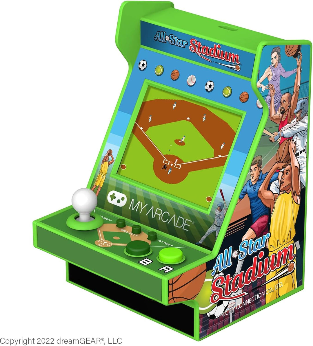 My Arcade All Star Stadium Nano Player- Portable Mini Arcade Machin...