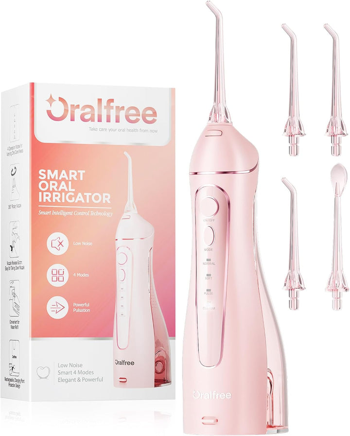 Oralfree Irrigador de agua con púas dentales - Irrigador oral inalá...