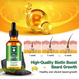 MistySprite Aceite de crecimiento de barba para hombre, 5% de bioti...
