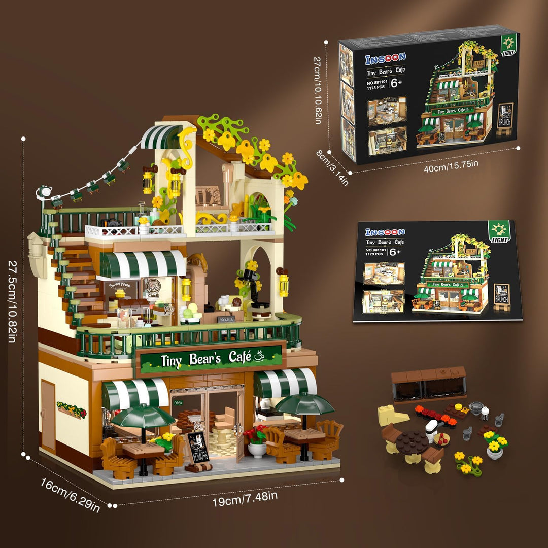 City Coffee House - Juego de construcción con luz 1173