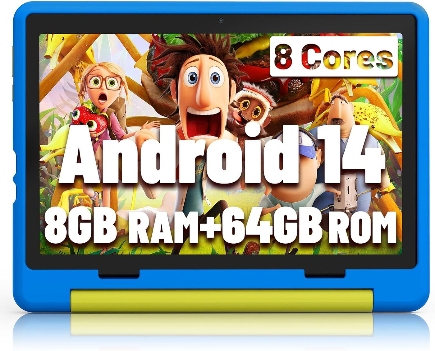 Jeazans Tablet para niños ｜ Tablet Android 14 mejorada de 10 pulgad...