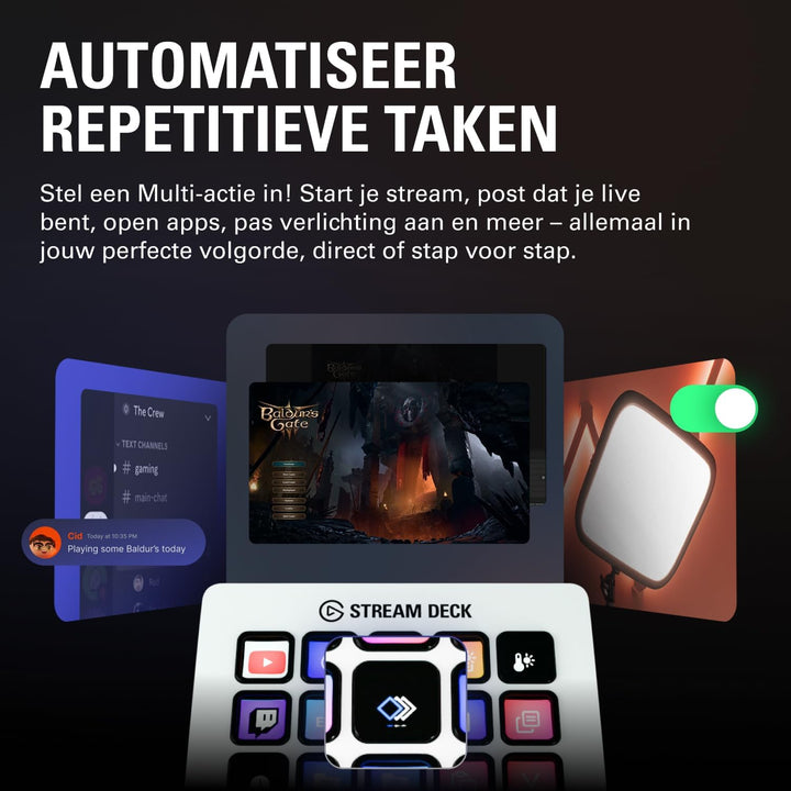 Elgato Stream Deck MK.2 Blanco \u2013 Controlador de estudio, 15 te...