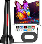Antena de TV interior para canales locales, antena digital para Smart TV