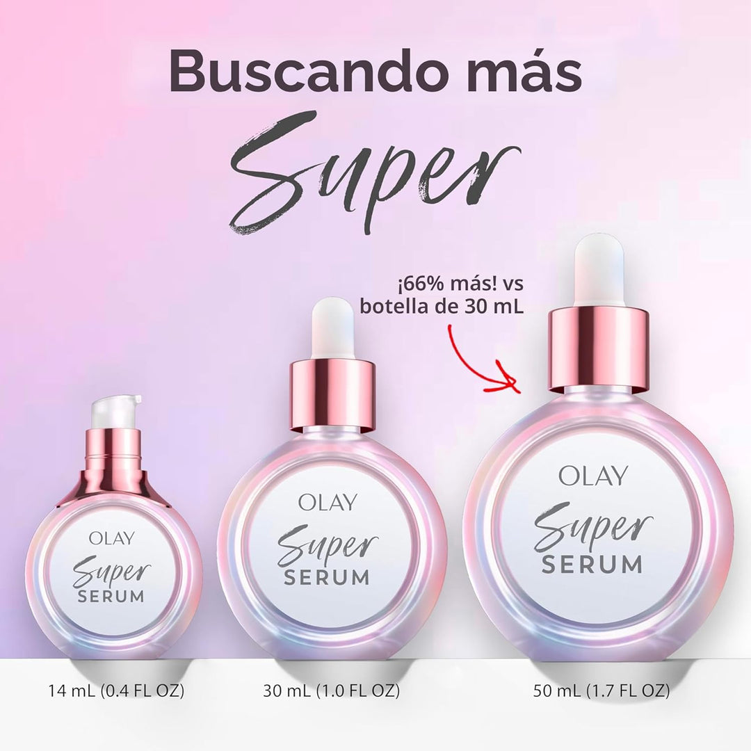 Olay Super Serum - Niacinamida, Vitamina C y E, péptido de colágeno...