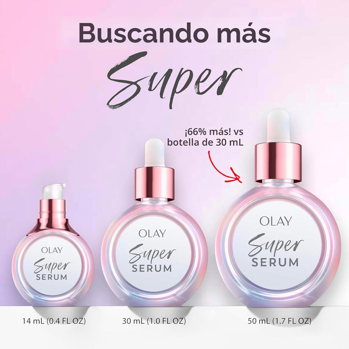 Olay Super Serum - Niacinamida, Vitamina C y E, péptido de colágeno...