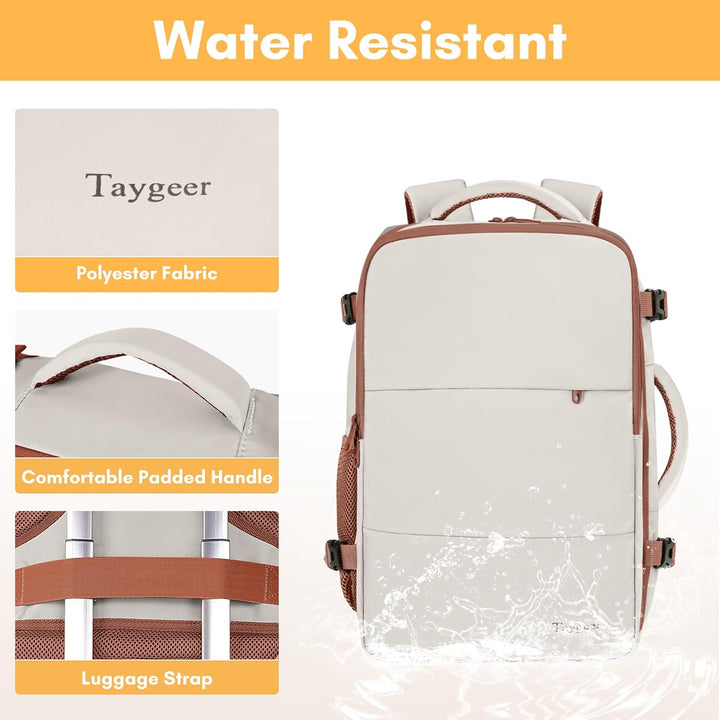 Taygeer - Mochila para mujeres, mochila universitaria con compartim...