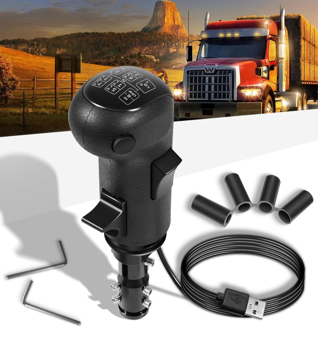 Camoo USB American Truck Simulator Shifter Shift Knob for