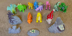 Juguetes de dinosaurio para el baño sin molde