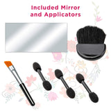 Vokai Kit de maquillaje de regalo \u2013 41 sombras de ojos, 7 bril...