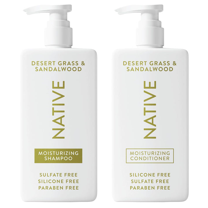 Native El champú y acondicionador Desert Grass &amp; Sandalwood con...